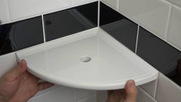How to restore bathroom shelves