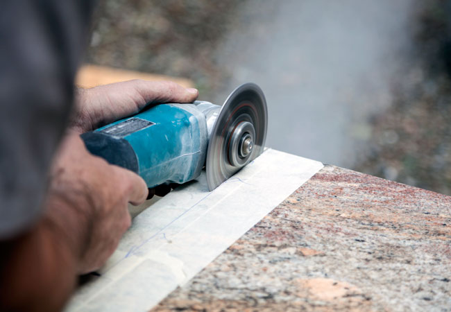 How to cut granite