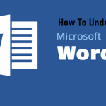 How To Underline In Microsoft Word