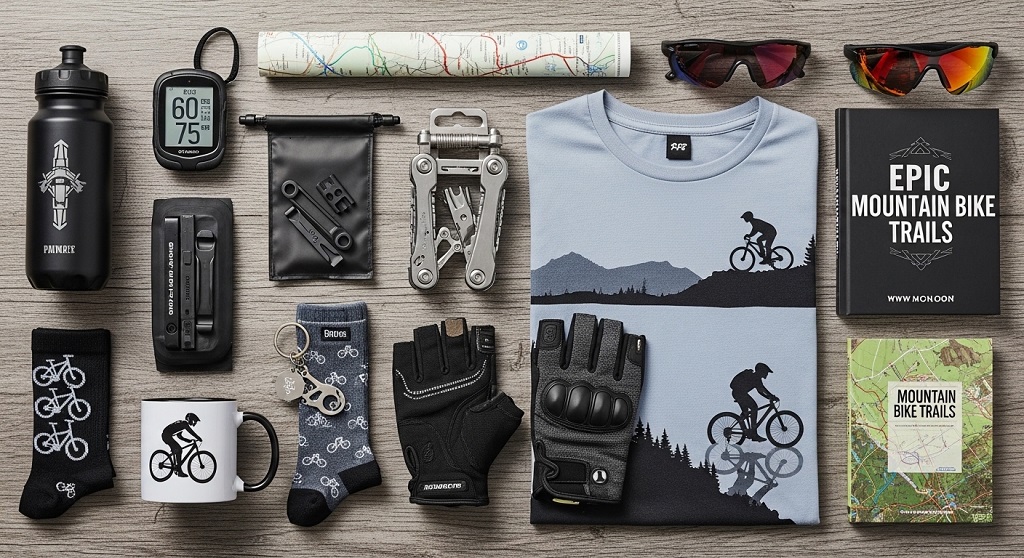 mountain biking safety gear gift ideas helmet gloves lights