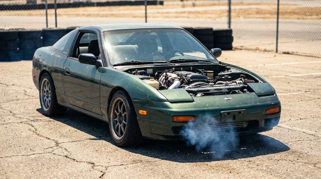 Spark plug replacement during track car maintenance